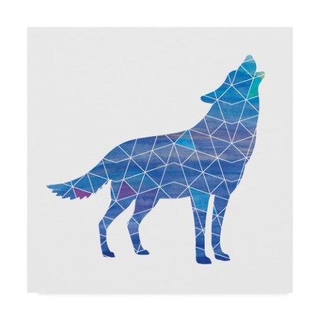 Trademark Fine Art Erin Clark 'Wolf' Canvas Art, 18x18 ALI22647-C1818GG